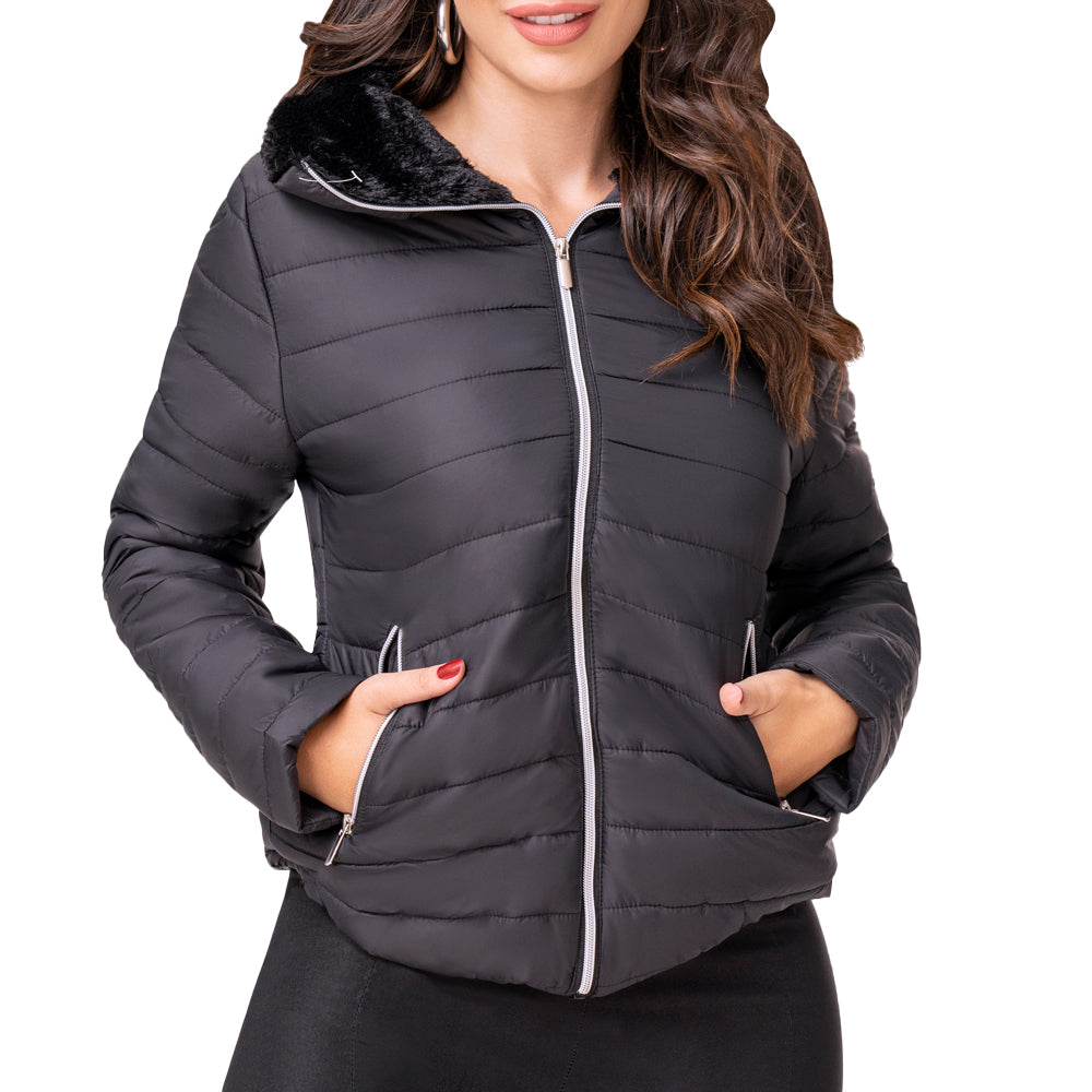 Chaqueta Lorena Negro Croydon para Mujer