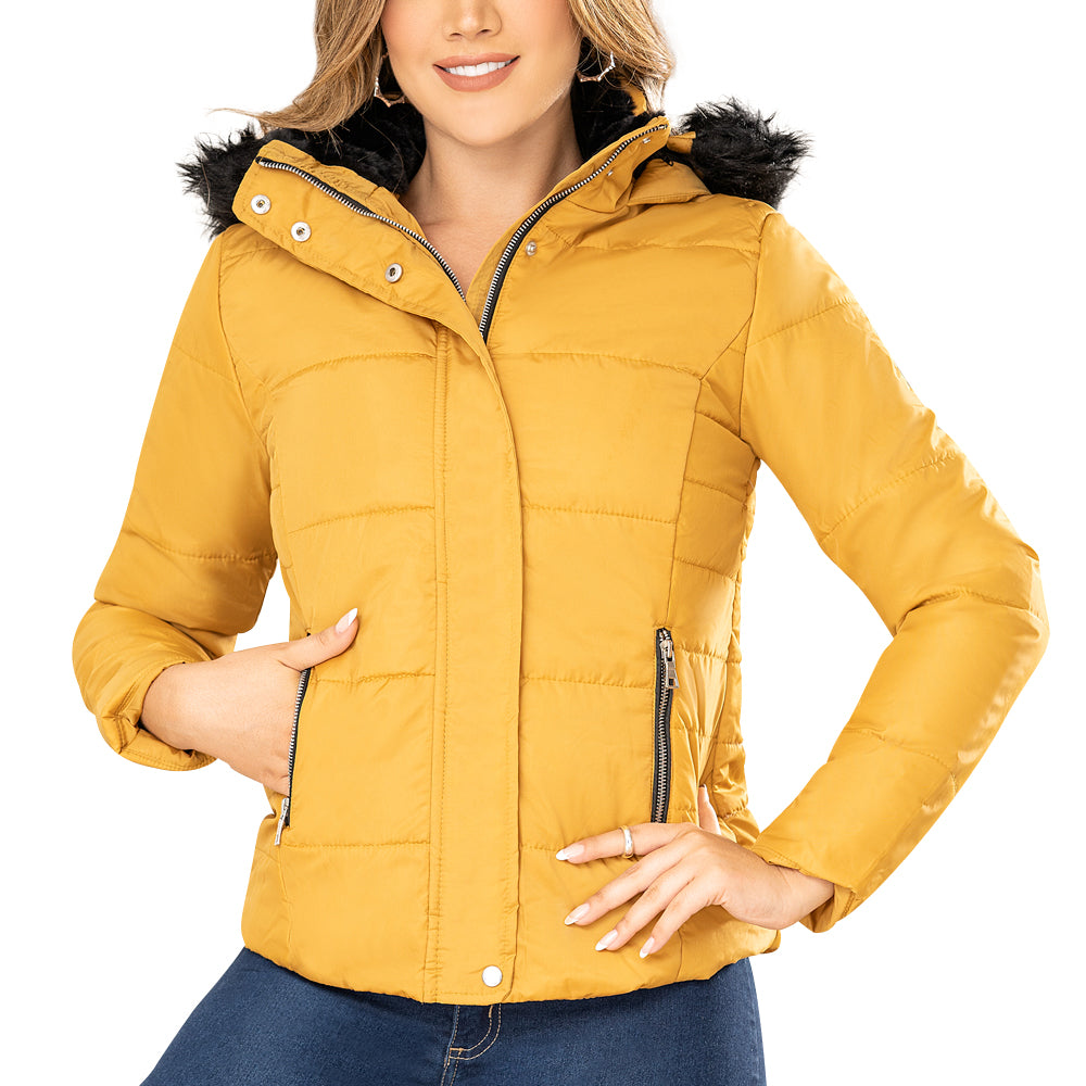 Chaqueta Paola Mostaza Croydon para Mujer