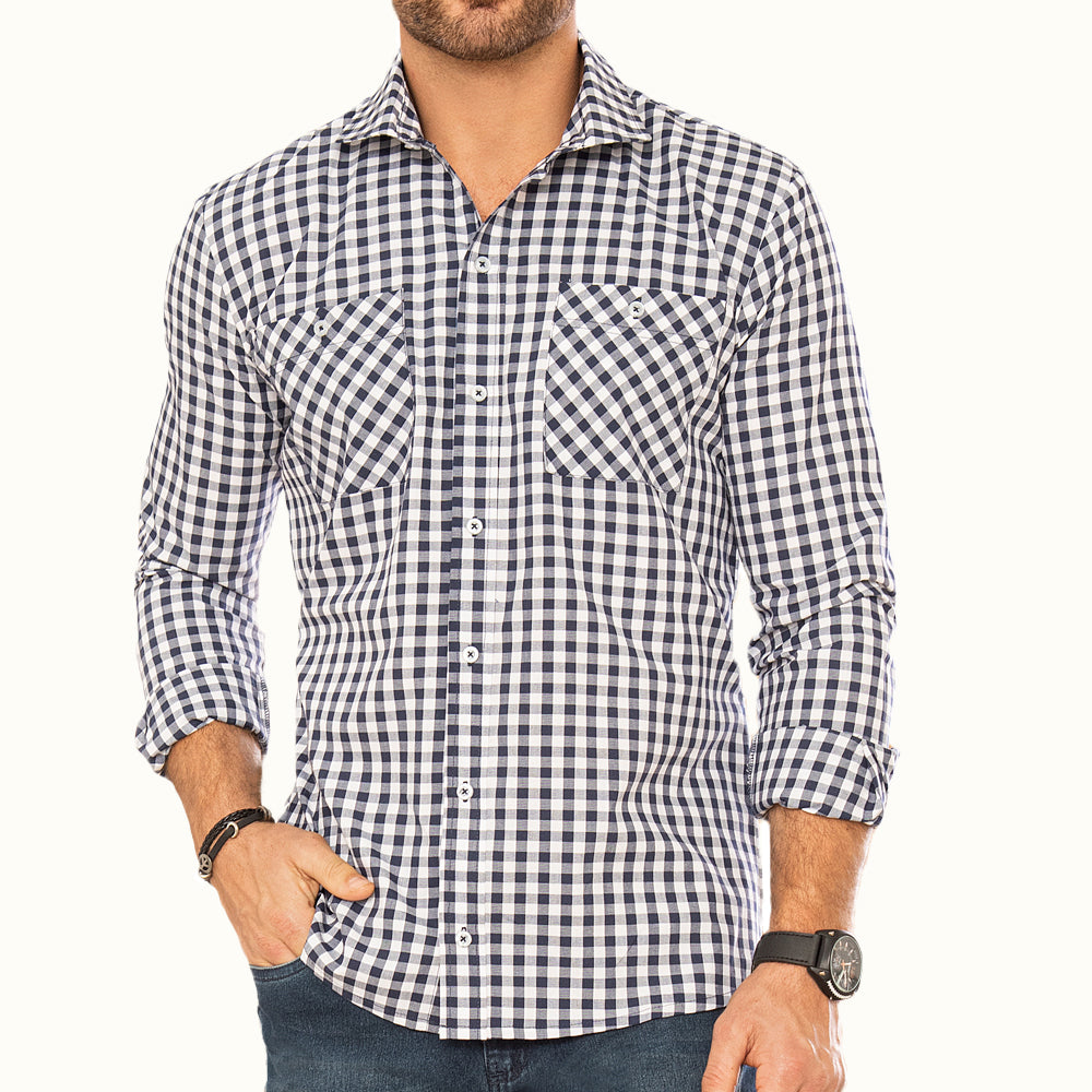 Camisa Juan Azul Croydon para Hombre