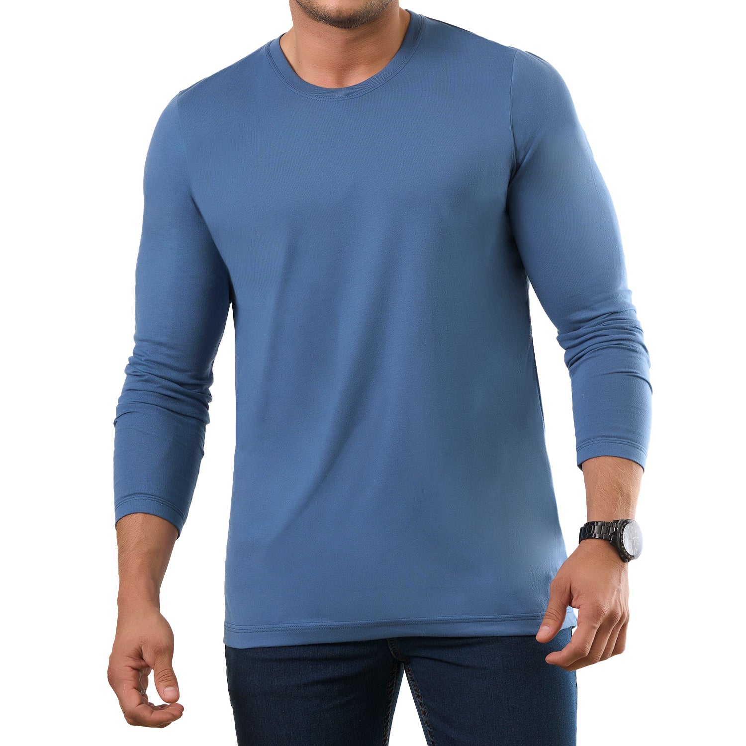 Camibuzo Omar Azul Croydon para Hombre