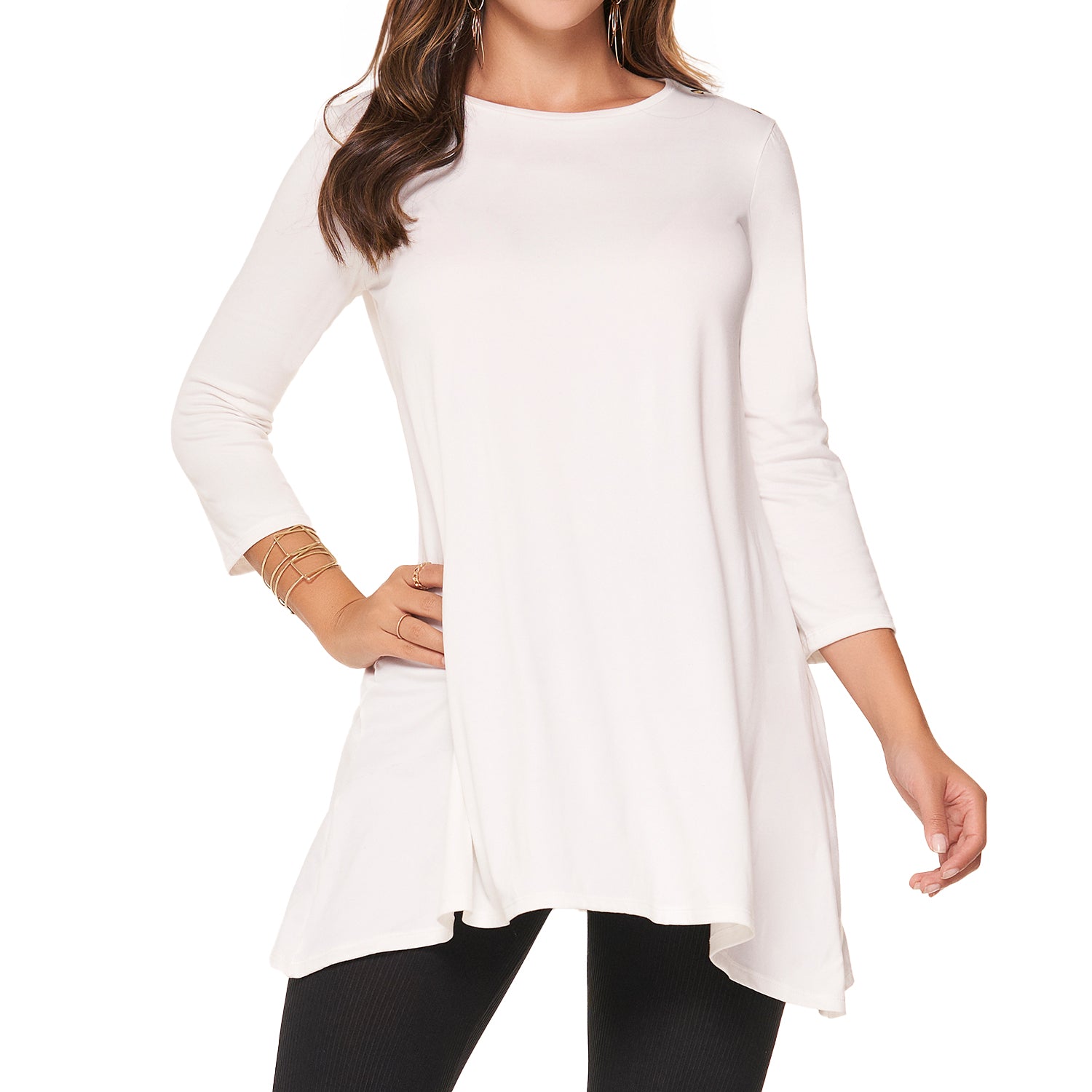 Vestido Paulete Blanco Croydon para Mujer