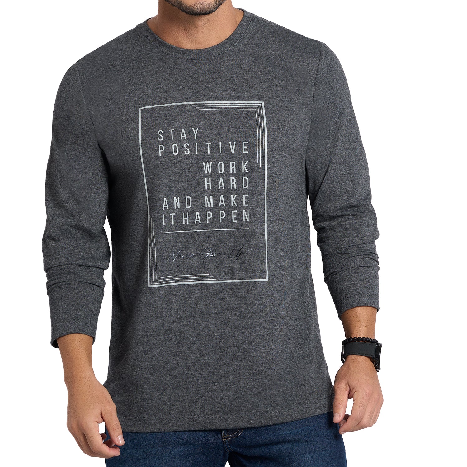Camibuzo Think Gris Croydon para Hombre
