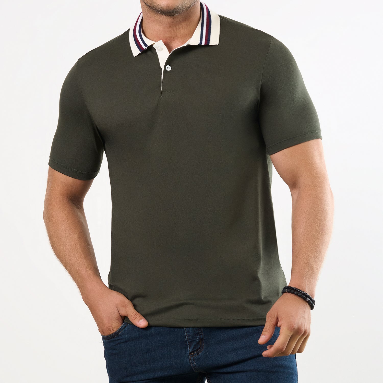 Camiseta Polo Lucas Verde Croydon para Hombre