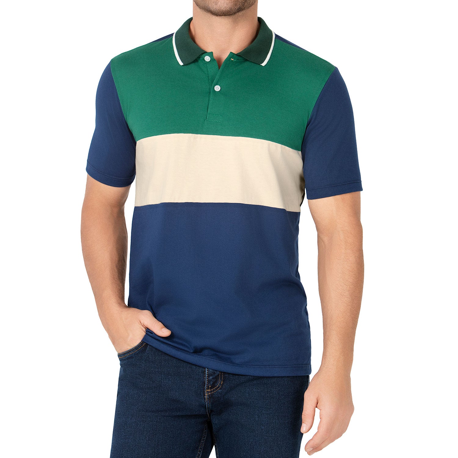 Camiseta Polo Fernando Verde Croydon para Hombre