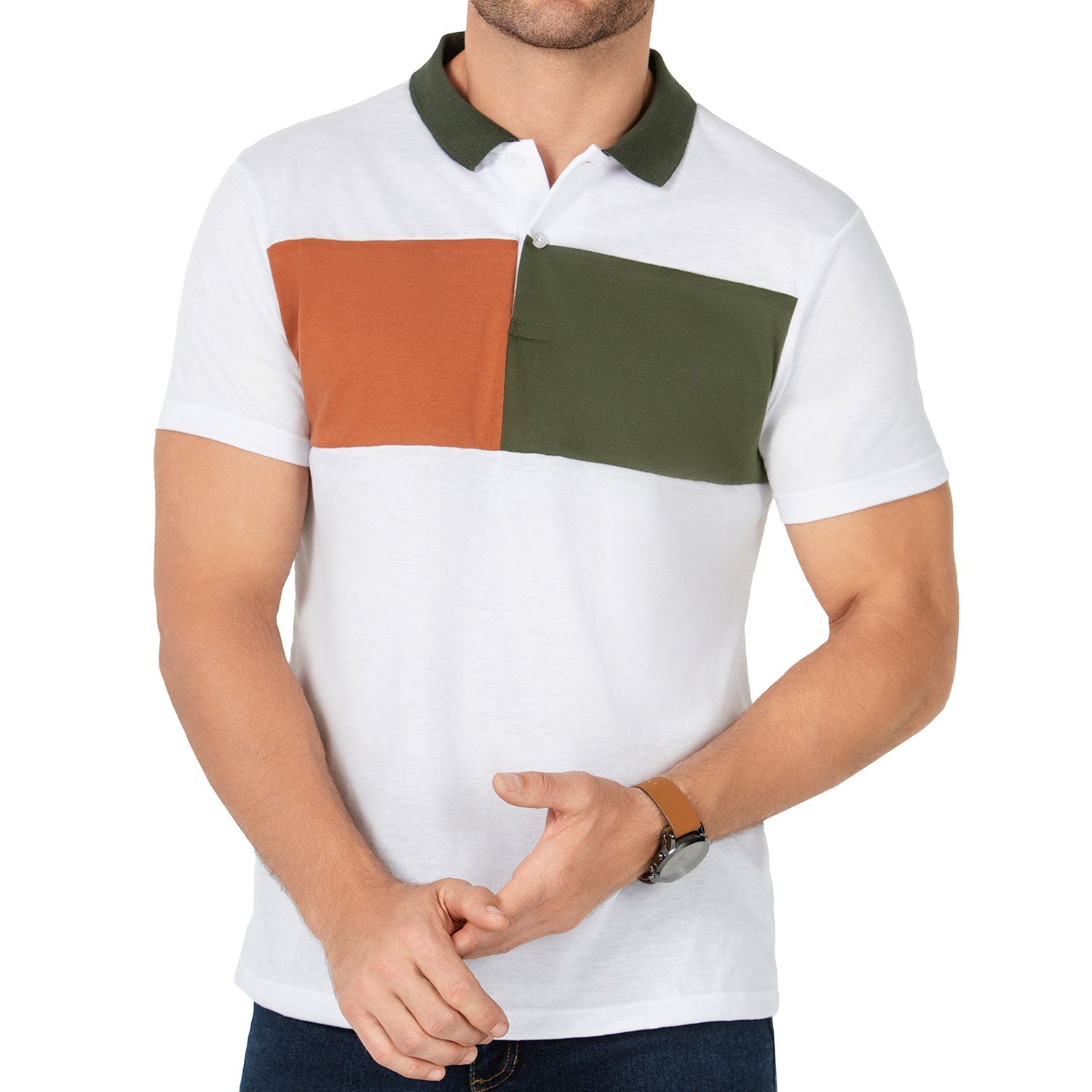 Camiseta Polo Julio Blanco Croydon para Hombre