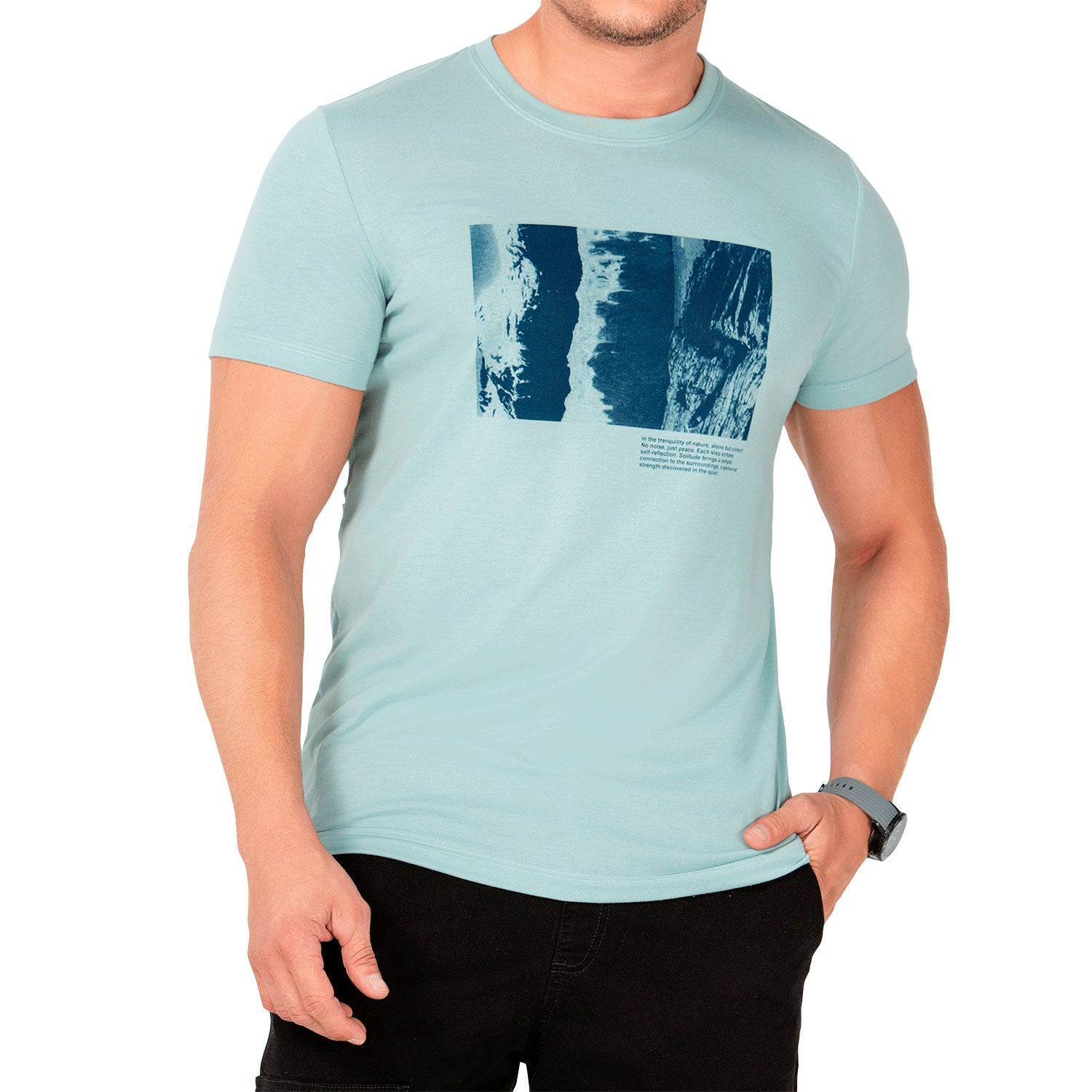 Camiseta Patrick Verde Croydon para Hombre