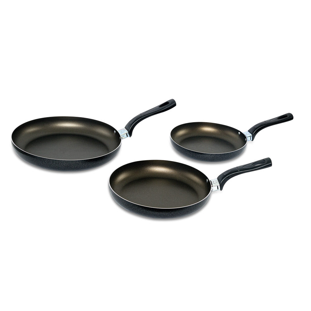 Set X3 Sarten Antiad Univer. Negro Universal para el Hogar