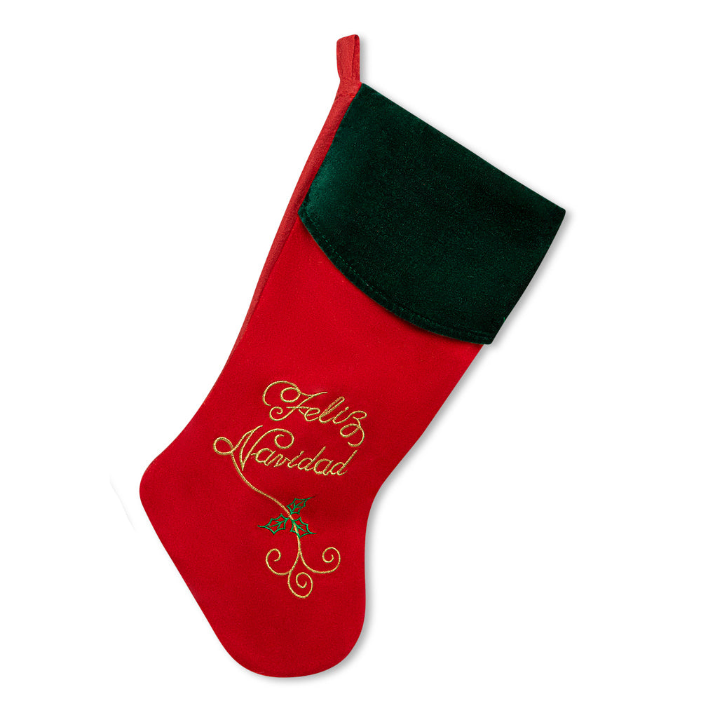 Bota Navidena Merry Christmas M.Color Croydon para el Hogar