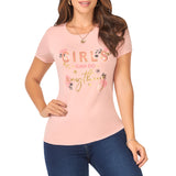 Camiseta Tamara Rosa Croydon para Mujer