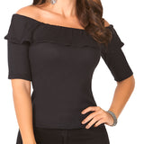 Blusa Adara Negro Croydon para Mujer