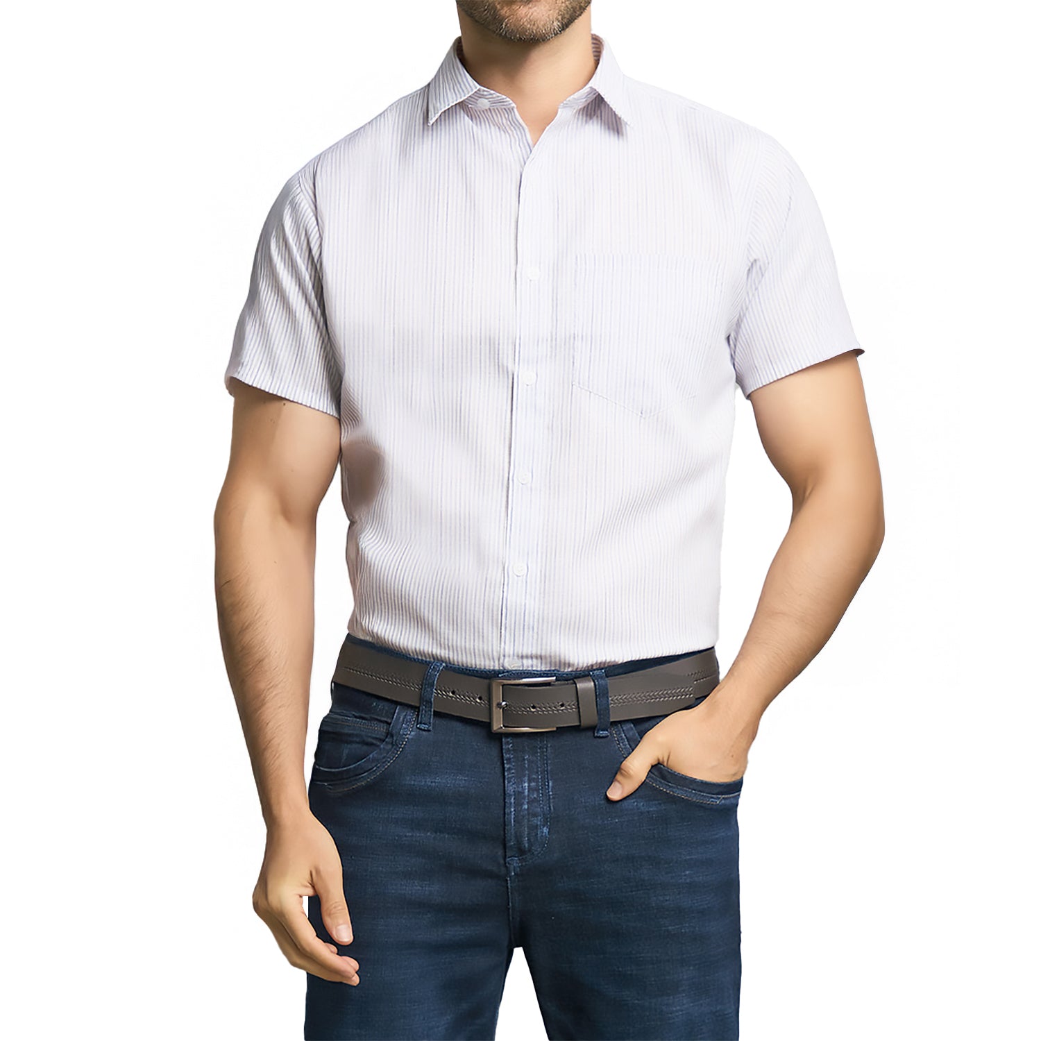 Camisa Mateo Lila Croydon para Hombre