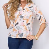 Blusa Erica Mostaza Croydon para Mujer