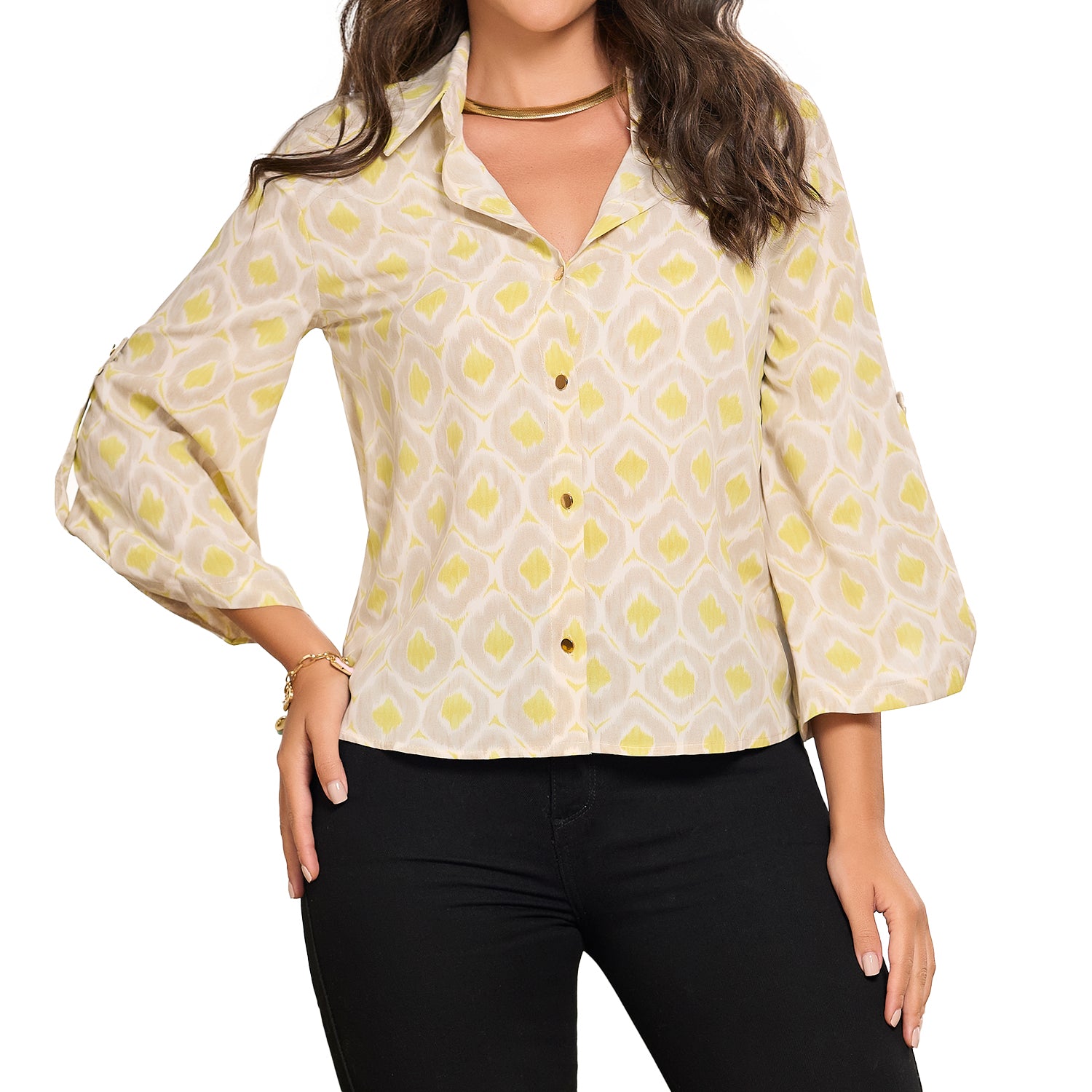 Blusa Silvy Verde Croydon para Mujer